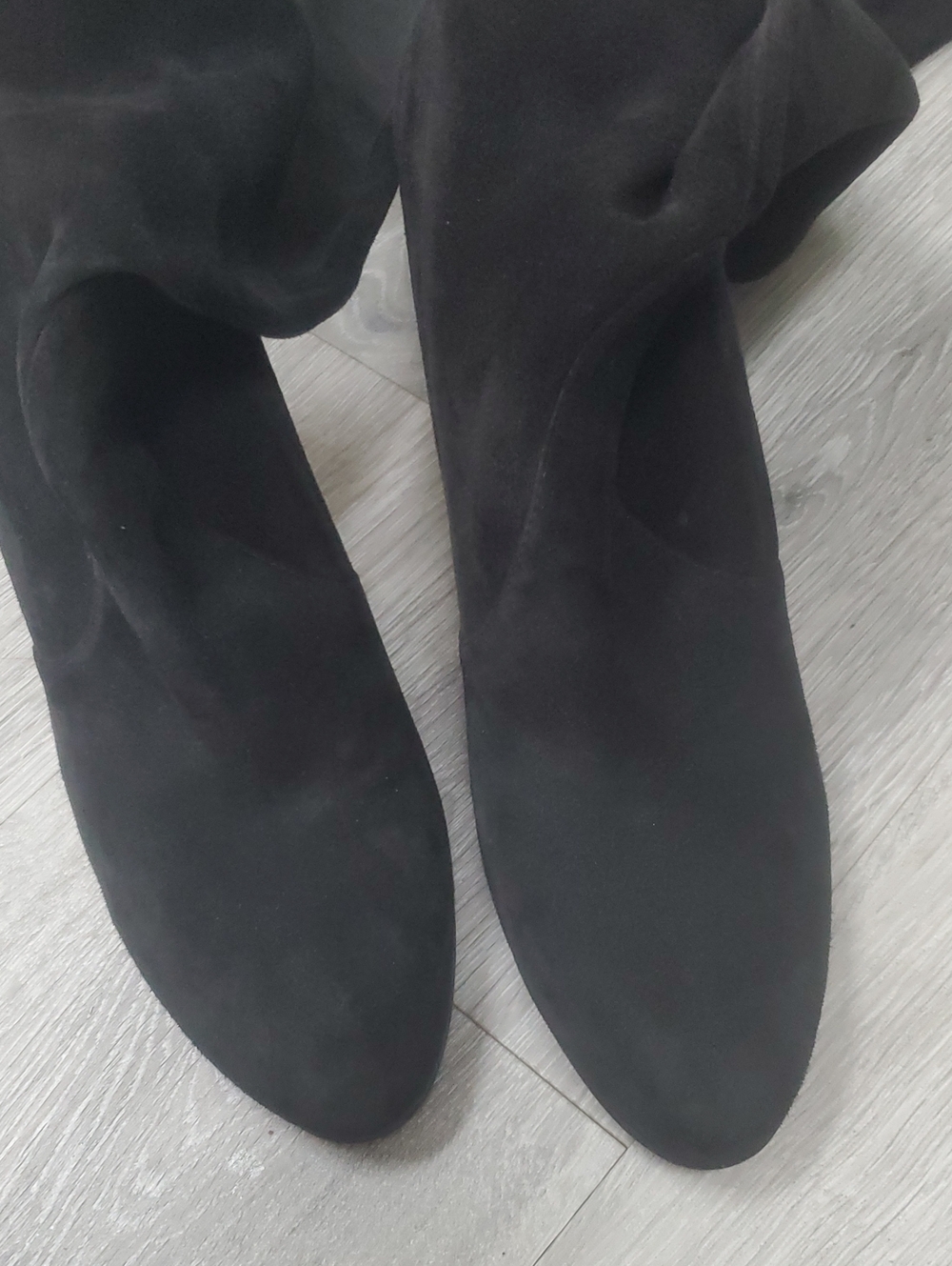 Stuart Weitzman Highland Black Over-the-Knee Boots Size 10 - Picture 13 of 13
